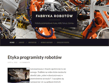Tablet Screenshot of fabryka-robotow.pl